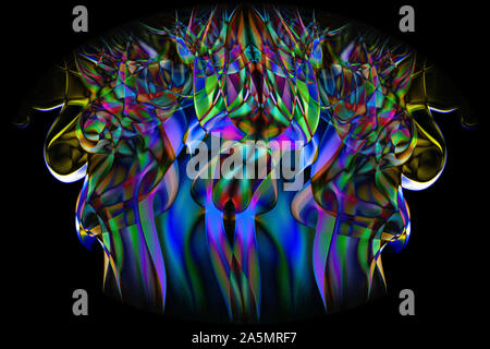 Fumo riciclato questa immagine è stata creata utilizzando varie fotografie del fumo che sono state poi maninpulated utilizzando le applicazioni software in ordine al processo di produ Foto Stock