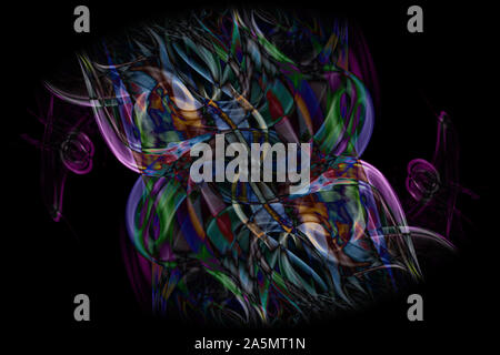 Fumo riciclato questa immagine è stata creata utilizzando varie fotografie del fumo che sono state poi maninpulated utilizzando le applicazioni software in ordine al processo di produ Foto Stock