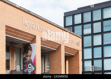 Il Regio Conservatorio di Scozia (formerly Royal Scottish Academy of Music and Drama RSAMD) Renfrew Street, Glasgow, Scotland, Regno Unito Foto Stock