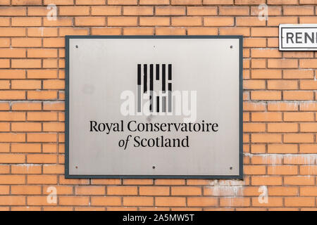 Il Regio Conservatorio di Scozia (formerly Royal Scottish Academy of Music and Drama RSAMD) Renfrew Street, Glasgow, Scotland, Regno Unito Foto Stock