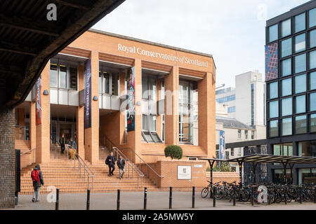 Il Regio Conservatorio di Scozia (formerly Royal Scottish Academy of Music and Drama RSAMD) Renfrew Street, Glasgow, Scotland, Regno Unito Foto Stock