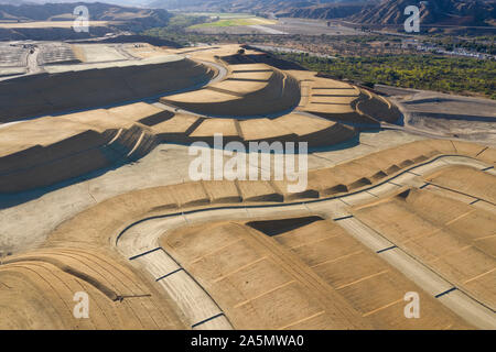 Newhall Ranch master comunitaria prevista in costruzione antenne Foto Stock
