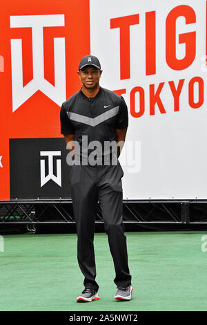 Tokyo, Giappone. Xx oct, 2019. Tiger Woods al 'Tiger è tornato' officina presso la Università di Meiji. Tokyo, 20.10.2019 | Utilizzo di credito in tutto il mondo: dpa/Alamy Live News Foto Stock