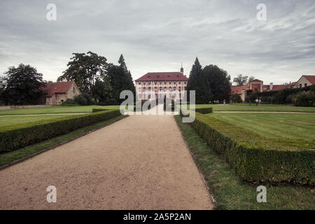 Castello di Libochovice in Repubblica Ceca Foto Stock