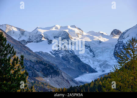 Passo Bernina, Grigioni, Schweiz, Europa Foto Stock