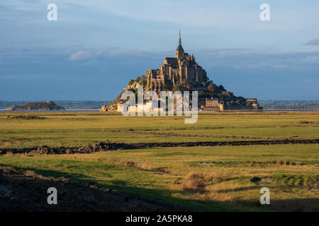 Mont-Saint-Michel, Francia Foto Stock