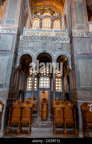 Hosios Loukas cappella del monastero di Distomo,Beozia, Grecia Foto Stock