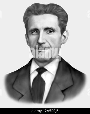 George Orwell 1903-1950 romanziere saggista Foto Stock