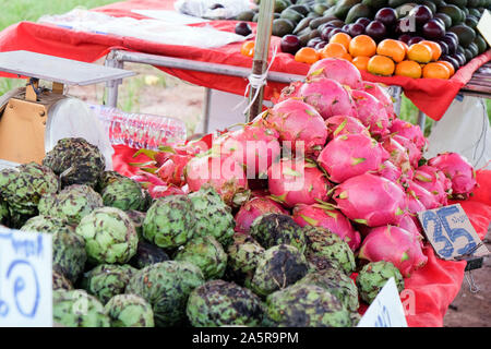 Immagine del locale mercato al dettaglio in Khao Kho District ,Phetchabun provincia della Thailandia Foto Stock