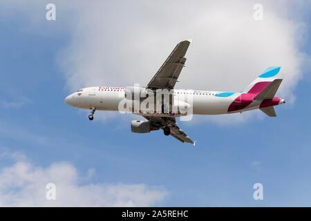 Airbus A320-200 Eurowings Foto Stock