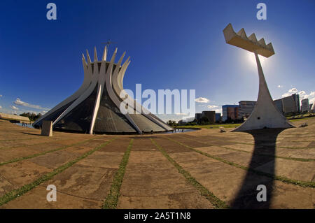 Catedral Metropolitana, Catedral de Brasilia Brasilia DF, Brasile Foto Stock