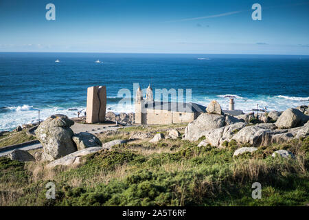 A Muxia, Galizia, Spagna, Europa. Camino de Santiago. Foto Stock