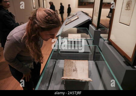LEONARDO DA VINCI mostra al Museo del Louvre a Parigi Foto Stock
