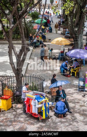 Santander park, Bogotà, Colombia Foto Stock