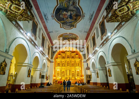 La Iglesia de Nuestra Señora de la Candelaria, chiesa, Bogotà, Colombia Foto Stock
