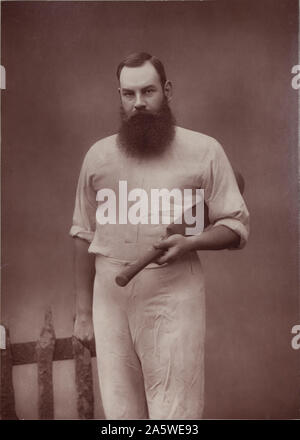 Dr WG Grace(William Gilbert grazia),Gloucester,London County,e Inghilterra Foto Stock