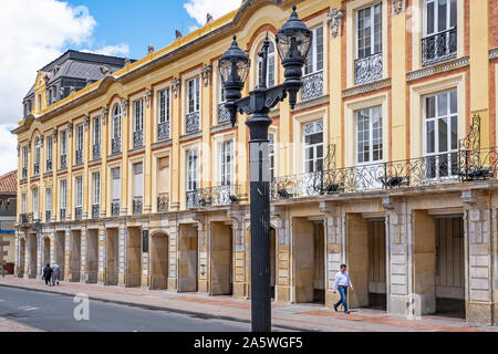 Palazzo Lievano o City Hall, Municipio, in piazza Bolivar, Bogotá, Colom Foto Stock