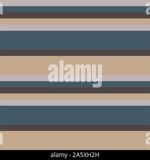 Colorato moderno classico Stripe Pattern senza soluzione di continuità nel vettore - questo è un classico a strisce orizzontali disegno adatto per la stampa di magliette, tessile Illustrazione Vettoriale