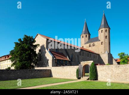 La chiesa del monastero, Drubeck Monastero, Ilsenburg OT Drubeck, Harz, Sassonia-Anhalt, Germania Foto Stock