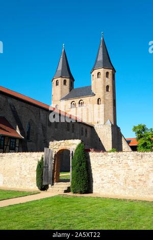 La chiesa del monastero, Drubeck Monastero, Ilsenburg OT Drubeck, Harz, Sassonia-Anhalt, Germania Foto Stock