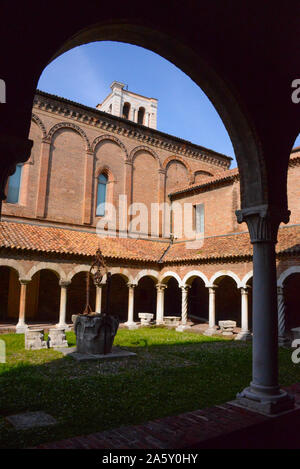 L'Europa, Italia, Emilia Romagna, Ferrara, San Romano chiesa cattedrale, Museo Civico Museo di Arte Antica Foto Stock