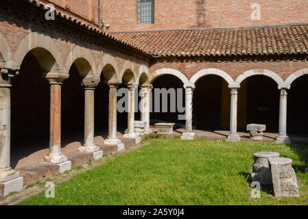 L'Europa, Italia, Emilia Romagna, Ferrara, San Romano chiesa cattedrale, Museo Civico Museo di Arte Antica Foto Stock