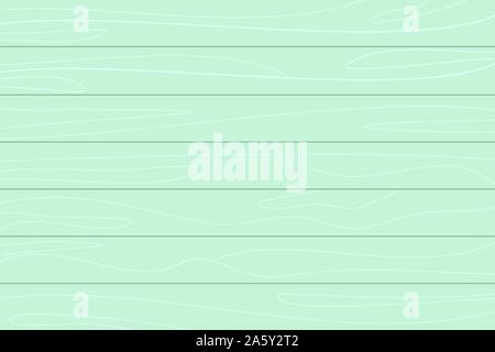 Verde pastello asse di legno dello sfondo. Tavola in legno texture. Strisce di legno a trama sullo sfondo. Pavimento o parete superficie di legno. Elegante pannello di legno. Vettore Illustrazione Vettoriale