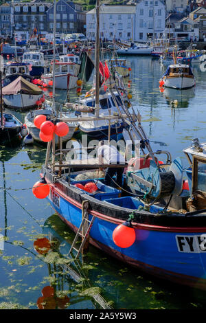 Porto Mevagissey Mevagissey St Austell Cornwall Inghilterra Foto Stock