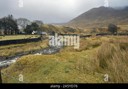 Irlanda, Galway, 2018 tipici paesaggi irlandesi nella contea di Galway. Foto Stock