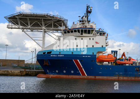 Ievoli avorio porto di Great Yarmouth NORFOLK REGNO UNITO Foto Stock