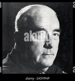 Sir Robert Gordon Menzies, (1894 - 1978), il Primo Ministro australiano, 1939 a 1941 e da 1949 a 1966 Foto Stock