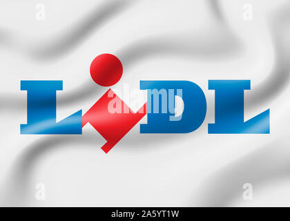 Logo di Lidl Foto Stock