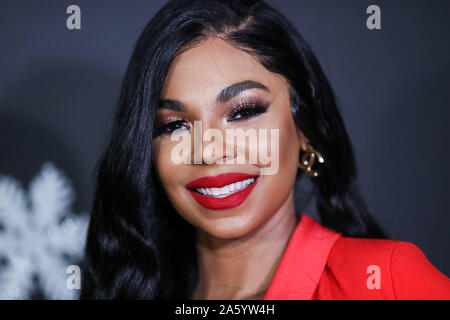 WESTWOOD, Los Angeles, California, Stati Uniti d'America - 22 ottobre: cantante Ashanti Douglas arriva a 'è una meravigliosa vita di vacanza partito svoltasi a STK di Los Angeles a W Los Angeles - West Beverly Hills il 22 ottobre 2019 a Westwood, Los Angeles, California, Stati Uniti. (Foto di Xavier COLLIN/Image Press Agency) Foto Stock