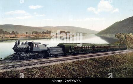 Diamante Nero Express, [Lehigh Valley Railroad], Pennsylvania Foto Stock