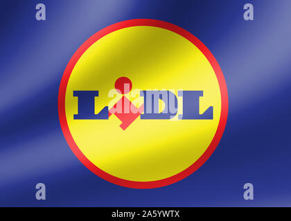 Logo di Lidl Foto Stock