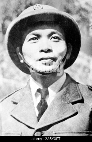 Fotografia del generale Vo Nguyen Giap (1911-2013) Generale nel Vietnam Esercito del popolo e di un uomo politico. Datata 1941 Foto Stock