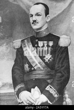 Generale Manuel Goded Llopis 1882 - Agosto 12, 1936. Esercito spagnolo generale che è stata una delle figure chiave nel luglio 1936 rivolta contro l'eletto democraticamente la Seconda Repubblica spagnola. Dopo aver invano ha portato ad un tentativo di insurrezione in Barcellona, fu catturato e giustiziato dal governo repubblicano Foto Stock