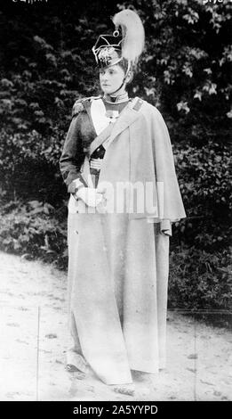 Alexandra Feodorovna Romanova (1872 -1918), moglie di Nicholas II, l'imperatore di Russia. Foto Stock