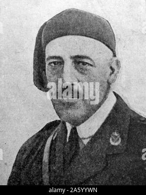 Fotografia di Lt. Col. Rafael de Valenzuela y Urzaiz (1881-1923) Spagnolo ufficiale militare. Datata 1927 Foto Stock