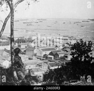 Yokohama in Giappone, inizi del ventesimo secolo 1900 Foto Stock