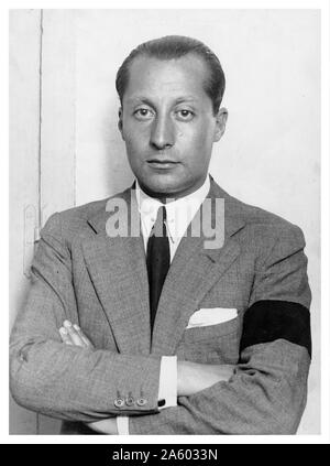 Don José Antonio Primo de Rivera y Sáenz de Heredia, primo duca di Primo de Rivera, terzo Marchese di Estella Grandee della Spagna (Aprile 24, 1903 - 20 novembre 1936) era un avvocato spagnolo, nobile, un politico e fondatore della Falange Española ('Spanish falange'). Egli è stato eseguito dagli spagnoli di governo repubblicano durante il corso della guerra civile spagnola. Foto Stock