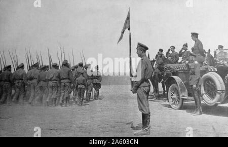 La fotografia di Alexander Kerensky Fyodorovich (1881-1970) Russo giurista e politico che ha servito come seconda Minister-Chairman del russo governo provvisorio. In data xx secolo Foto Stock