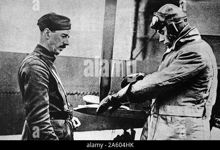 Fotografia di Prince Albert Frederick Arthur George (1895-1952) come egli si unisce al Royal Naval Air Service. In data xx secolo Foto Stock