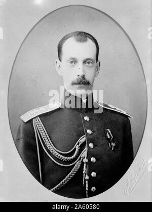 Granduca Paul Alexandrovich di Russia ( 3 Ottobre 1860 â€ì 30 gennaio 1919) era l'ottavo figlio dello zar Alessandro II di Russia dalla sua prima moglie Imperatrice Maria Alexandrovna. La sua nascita fu commemorato con la denominazione della città di Pavlodar in Kazakistan. Egli è entrato l'esercito russo e rosa al rango di generale, ma era conosciuto come una persona mite, religiosi e accessibile a persone. Foto Stock