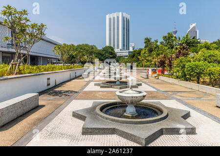 La Moschea Nazionale della Malesia a Kuala Lumpur, Malesia, Asia sud-orientale, Asia Foto Stock