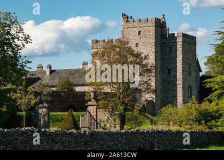 Il castello di Sizergh, Sud, Kendal Cumbria, England, Regno Unito, Europa Foto Stock