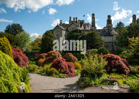 Sizergh Castello e Giardino, Sud, Kendal Cumbria, England, Regno Unito, Europa Foto Stock