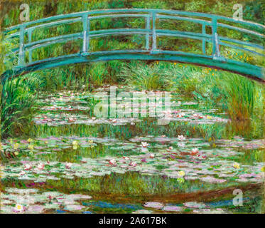 Claude Monet, la pittura di paesaggio, la Passerella giapponese, 1899