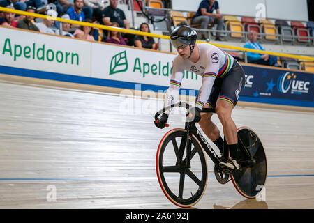 17 ottobre 2019 Apeldoorn, Paesi Bassi Trackcycling Campionato Europeo 2019 LAVREYSEN Harrie dei Paesi Bassi Foto Stock