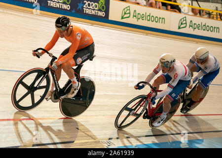 17 ottobre 2019 Apeldoorn, Paesi Bassi Trackcycling Campionato Europeo 2019 Stroetinga Wim Foto Stock